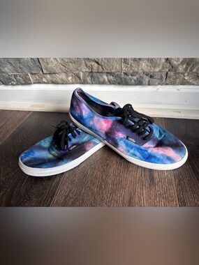 Vans Galaxy Canvas Sneakers in Blue and Purple